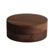 Cendrier en bois avec couvercle