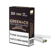 Cigarettes CBD Green&Co Premium