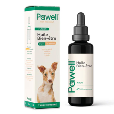 Huile CBD pour chien moyen