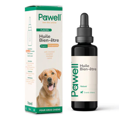 Huile CBD pour grand chien