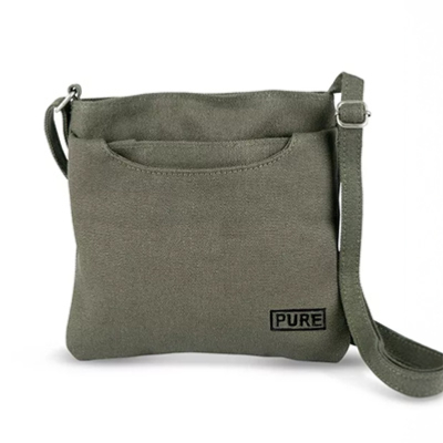 Sac à bandoulière en chanvre