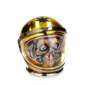 Grinder casque crne en mtal