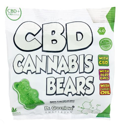 Bonbon CBD goût cannabis