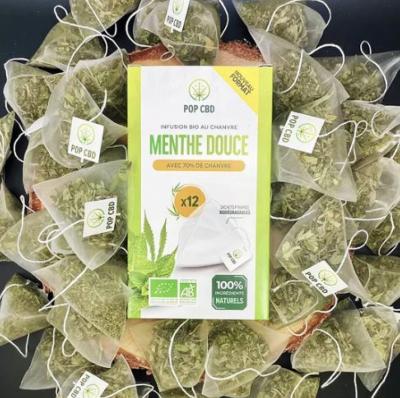 Sachet pyramide "menthe douce