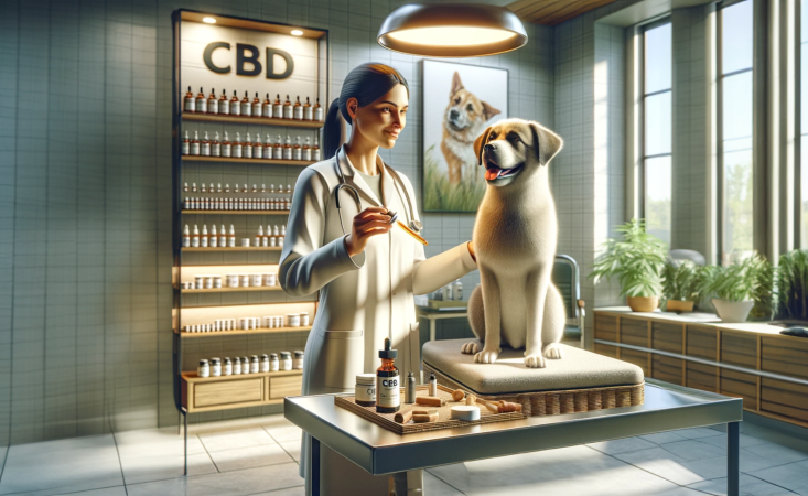 vetrinaire qui donne du cbd  un chien